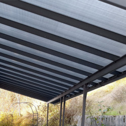 Pergola adossée en alu ajustable - 3,05x4,36m X-METAL