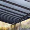 Pergola adossée en alu ajustable - 3,05x4,36m X-METAL