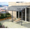 Pergola adossée ajustable en aluminium 3,05x5,57m X-METAL