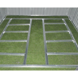 Abri de jardin métal 6,67m² Skylight anthracite + Ancrage X-METAL