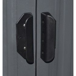 Abri de jardin métal 6,67m² Skylight anthracite + Ancrage X-METAL