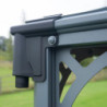 Pergola en alu et polycarbonate 430x295cm Martinique 4300 Palram - Canopia
