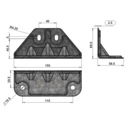 Pergola en alu et polycarbonate 430x295cm Martinique 4300 Palram - Canopia