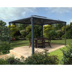 Pergola en alu et polycarbonate 430x295cm Martinique 4300 Palram - Canopia