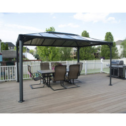 Pergola en alu et polycarbonate 430x295cm Martinique 4300 Palram - Canopia