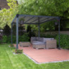Pergola en alu et polycarbonate 309x309cm Milano 3000 - Palram® - Canopia