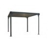 Pergola en alu et polycarbonate 309x309cm Milano 3000 - Palram® - Canopia