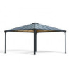Pergola en alu + Toit polycarbonate 429x429cm Palermo 4300 Palram - Canopia