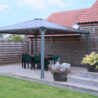 Pergola en alu + Toit polycarbonate 429x429cm Palermo 4300 Palram - Canopia