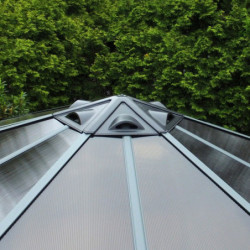 Pergola en alu et polycarbonate Monaco™ 450x390cm - Palram - Canopia