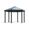 Pergola alu 359x414,5cm Roma Palram avec toit en polycarbonate