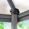 Pergola alu 359x414,5cm Roma Palram avec toit en polycarbonate