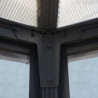 Pergola fermée en alu et polycarbonate 517x595cm Garda - Palram - Canopia
