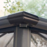 Pergola fermée en alu et polycarbonate 517x595cm Garda - Palram - Canopia
