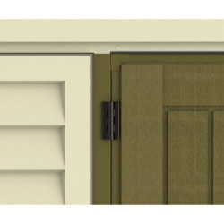 Abri jardin PVC WoodStyle Premium 10,56m² + Kit fondation Duramax