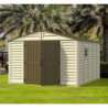 Abri de jardin en PVC WoodStyle Premium 13,12m² - Duramax