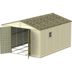 Abri de jardin en PVC WoodStyle Premium 13,12m² - Duramax