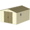 Abri de jardin en PVC WoodStyle Premium 13,12m² - Duramax