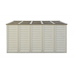 Abri de jardin en PVC WoodStyle Premium 13,12m² - Duramax