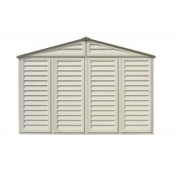Abri de jardin en PVC WoodStyle Premium 13,12m² - Duramax