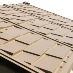 Abri de jardin en PVC WoodStyle Premium 13,12m² - Duramax