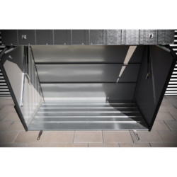 Abri à vélos en métal Sesame 1500L anthracite 1,41m² TRIMETALS