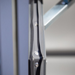 Abri à vélos en métal Sesame 1500L anthracite 1,41m² TRIMETALS