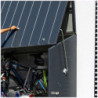 Abri à vélos en métal Sesame 1500L anthracite 1,41m² TRIMETALS
