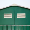Abri de jardin en métal vert pin 7,81m² de DURAMAX