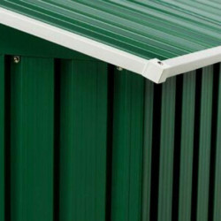 Abri de jardin en métal vert pin 9,75m² Duramax pas cher