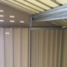 Abri de jardin en métal imitation bois 4,78m² sécurisé - Duramax