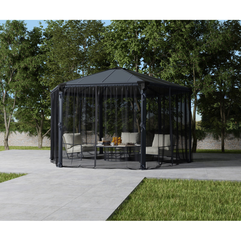 Moustiquaire en polyester léger pour pergola Roma™ - Palram - Canopia