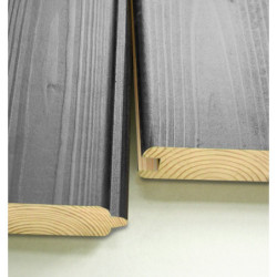 Abri en bois vitrifié gris 19mm 4.62m² Glücksburg 3 - Karibu