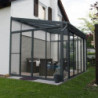 Véranda 300x425cm alu gris et polycarbonate 8mm Sanremo - Palram - Canopia