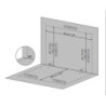 Véranda 400x425cm en alu blanc et polycarbonate 8mm Sanremo Palram - Canopia