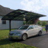 Carport en alu gris et polycarbonate Arizona Breeze 5000 Palram - Canopia