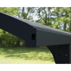 Carport double gris en polycarbonate Arizona Breeze 5000 Palram - Canopia