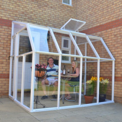 Véranda en PVC et polycarbonate transparent 200x262cm Sun Room RION