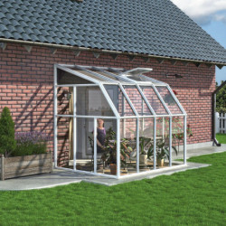 Véranda en PVC et polycarbonate transparent 200x262cm Sun Room RION