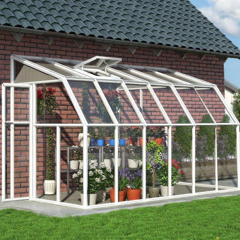 Véranda PVC et polycarbonate transparent 200x386cm Sun Room RION