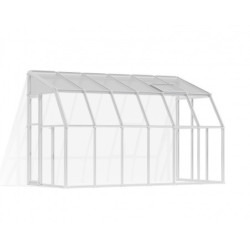 Véranda PVC et polycarbonate transparent 200x386cm Sun Room RION