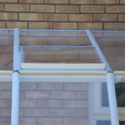 Véranda en PVC + polycarbonate transparent 200x448cm Sun Room RION