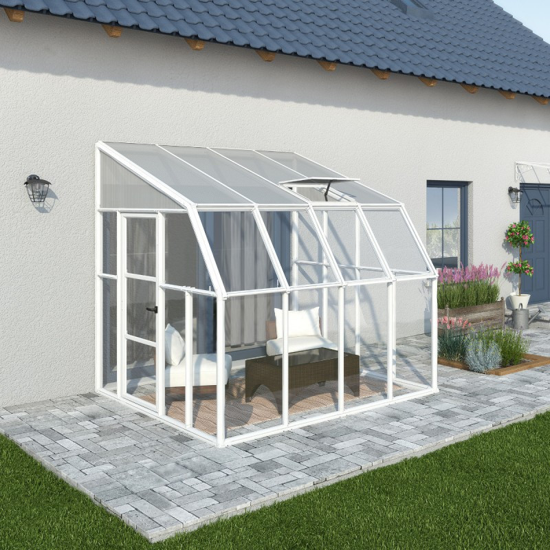 Véranda PVC et polycarbonate transparent 258x260cm Sun Room RION