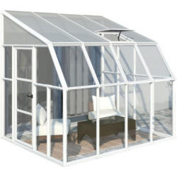 Véranda PVC et polycarbonate transparent 258x260cm Sun Room RION