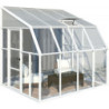 Véranda PVC et polycarbonate transparent 258x260cm Sun Room RION