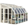 Véranda PVC et polycarbonate transparent 258x322cm Sun Room RION