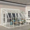 Véranda PVC et polycarbonate transparent 258x384cm Sun Room RION