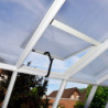 Véranda en PVC avec toit transparent 258x446cm Sun Room - RION