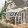 Véranda PVC et polycarbonate transparent 258x508cm Sun Room RION