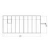 Véranda PVC et polycarbonate transparent 258x570cm Sun Room RION